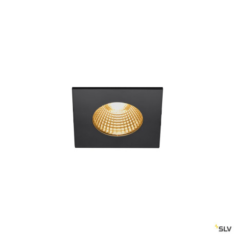Encastrés plafond/mur LED ext. PATTA-I encastré plafond carré noir LED 73W 1800-3000K - SLV 1002101 