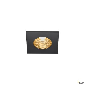 Encastrés plafond/mur LED ext. PATTA-I encastré plafond carré noir LED 73W 1800-3000K - SLV 1002101 