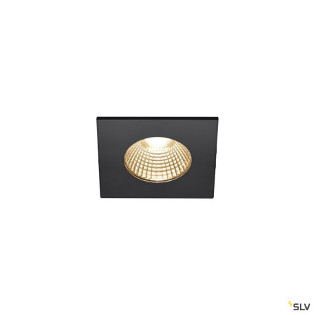 Encastrés plafond/mur LED ext. PATTA-I encastré plafond carré noir LED 73W 1800-3000K - SLV 1002101 