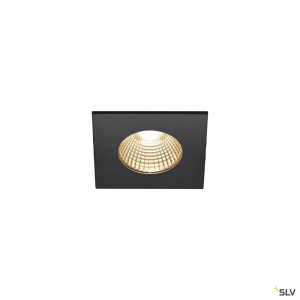 Encastrés plafond/mur LED ext. PATTA-I encastré plafond carré noir LED 73W 1800-3000K - SLV 1002101 