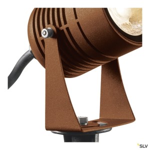Projecteurs extérieurs LED LED SPIKE projecteur extérieur rouille LED 6W 3000K IP55 - SLV 1002203 