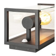 Appliques extérieures avec détecteur QUADRULO SENSOR applique E27 anthracite avec détecteur de mouvements - SLV 1002402 