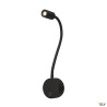 Liseuses DIO FLEX PLATE LED applique noir 19W 2700K - SLV 1002430 
