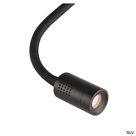 Liseuses DIO FLEX PLATE LED applique noir 19W 2700K - SLV 1002430 