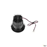 Encastrés plafond intérieurs LED HORN MAGNA encastré de plafond ou mural intérieur noir LED 77W 3000K - SLV 1002592 