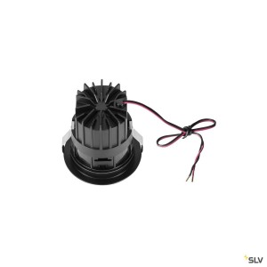 Encastrés plafond intérieurs LED HORN MAGNA encastré de plafond ou mural intérieur noir LED 77W 3000K - SLV 1002592 