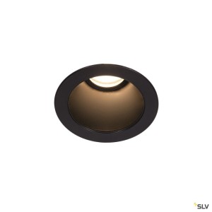 Encastrés plafond intérieurs LED HORN MAGNA encastré de plafond ou mural intérieur noir LED 77W 3000K - SLV 1002592 