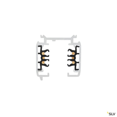 Systèmes rail 3 allumages 230V S-TRACK rail 3 allumages en saillie Dali intérieur 3m noir - SLV 1002633 