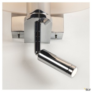 Liseuses KENKUA SPOT applique intérieurechrome/opale E27 40W max liseuse LED 3000K - SLV 1002855 