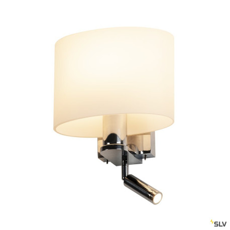 Liseuses KENKUA SPOT applique intérieurechrome/opale E27 40W max liseuse LED 3000K - SLV 1002855 