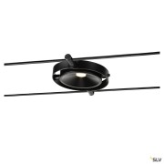 Systèmes câble tendu DURNO spot pour câble tendu T.B.T. TENSEO intérieur noir LED 6W 2700K - SLV 1002861 