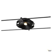 Systèmes câble tendu DURNO spot pour câble tendu T.B.T. TENSEO intérieur noir LED 6W 2700K - SLV 1002861 
