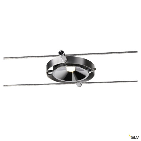 Systèmes câble tendu DURNO spot pour câble tendu T.B.T. TENSEO intérieur chrome LED 6W 2700K - SLV 1002863 