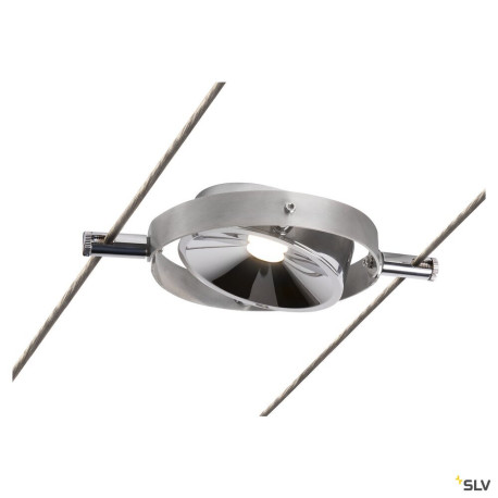 Systèmes câble tendu DURNO spot pour câble tendu T.B.T. TENSEO intérieur chrome LED 6W 2700K - SLV 1002863 