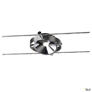 Systèmes câble tendu DURNO spot pour câble tendu T.B.T. TENSEO intérieur chrome LED 6W 2700K - SLV 1002863 