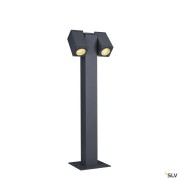 Bornes extérieures THEO PATHLIGHT borne extérieure double anthracite GU10 2x 7W max IP44 - SLV 1002871 
