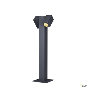 Bornes extérieures THEO PATHLIGHT borne extérieure double anthracite GU10 2x 7W max IP44 - SLV 1002871 