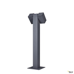 Bornes extérieures THEO PATHLIGHT borne extérieure double anthracite GU10 2x 7W max IP44 - SLV 1002871 