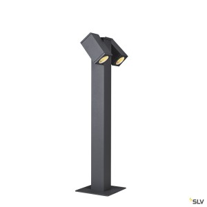 Bornes extérieures THEO PATHLIGHT borne extérieure double anthracite GU10 2x 7W max IP44 - SLV 1002871 