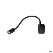 Liseuses DIO FLEX PLATE LED applique noir 19W 2700K - SLV 1002430 