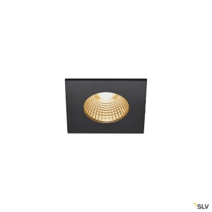 Encastrés plafond/mur LED ext. PATTA-I encastré plafond carré noir LED 73W 1800-3000K - SLV 1002101 