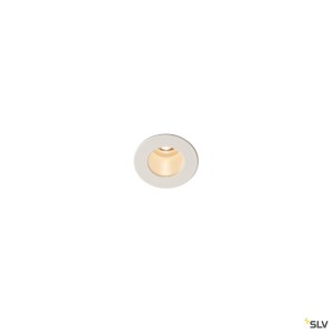 Encastrés plafond intérieurs LED HORN MINI encastré de plafond ou mural intérieur blanc LED 12W 3000K - SLV 1000914 