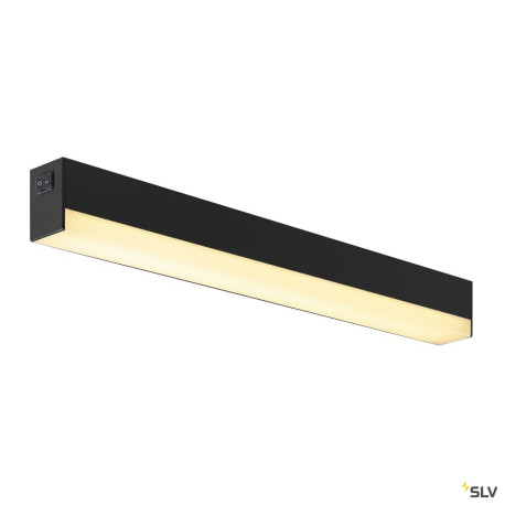 Appliques intérieures LED SIGHT 60 applique et plafonnier intérieur noir LED 20W 3000K - SLV 1001283 