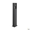Bornes Extérieures LED ESKINA FRAME borne extérieure simple anthracite LED 15W 3000/4000K interr - SLV 1004750 