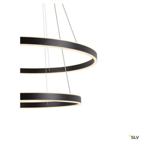 Suspensions LED ONE DOUBLE suspension LED intérieur up/down noir LED 55 W - SLV 1004767 