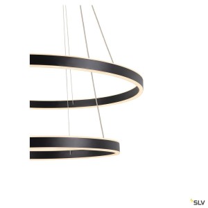 Suspensions LED ONE DOUBLE suspension LED intérieur up/down noir LED 55 W - SLV 1004767 