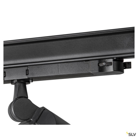 Systèmes rail 3 allumages 230V LED ONE 40 TRACK spot pour rail 3 allumages intérieur noir LED 152 W - SLV 1004771 