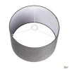 Abat-jour FENDA abat-jour intérieur rond Ø 45 cm gris - SLV 1004775 