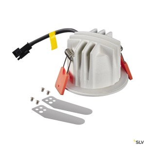 Encastrés plafond intérieurs LED NUMINOS® XS encastré plafond intérieur blanc/chrome LED 7 W / IP44 55° - SLV 1005534 