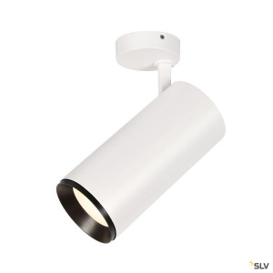 Plafonniers intérieurs LED NUMINOS® XL plafonnier LED intérieur blanc/noir LED 36 W 36° UGR < 19 - SLV 1005757 
