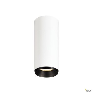 Plafonniers intérieurs LED NUMINOS® S plafonnier LED intérieur blanc/noir LED 1042 W 24° UGR < 13 - SLV 1004134 