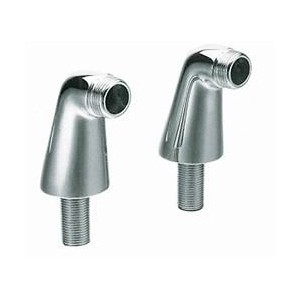 .2 COLONNETTES standard 70 mm M3/4" - M1/2" CHROME - CRISTINA ONDYNA PD00218