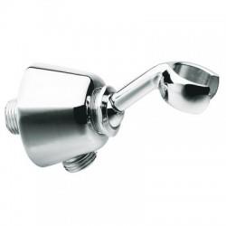 SUPPORT MURAL A ROTULE LAITON AVEC PRISE D'EAU MM1/2" CHROME - CRISTINA ONDYNA AC14751