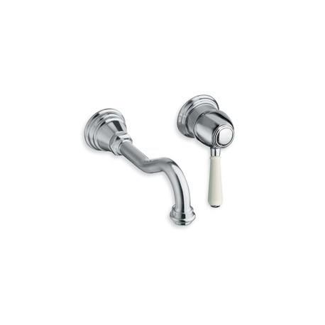 LAVABO ART ELITE MURAL 2 TROUS ENCASTRE CHROME + VIDAGE UP & DOWN - CRISTINA ONDYNA AE23151