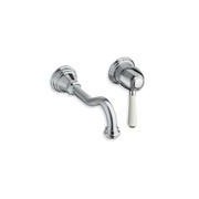 LAVABO ART ELITE MURAL 2 TROUS ENCASTRE CHROME + VIDAGE UP & DOWN - CRISTINA ONDYNA AE23151