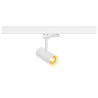 Systèmes rail 3 allumages 230V LED NOBLO® SPOT spot rail 3 allumages rond 2000-3000K 84W Dim to warm 36° blanc - SLV 1007356
