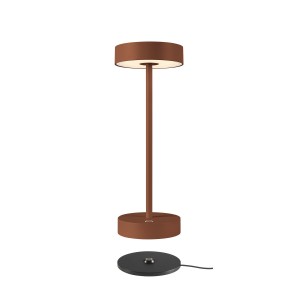 Lampes à poser VINOLINA Lampe à poser sans fil IP54 2700/3000 K TOUCH rouille - SLV 1007361 