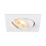Encastrés plafond intérieurs 230V NEW TRIA® 68 encastré plafond intérieur carré orientable blanc LED 10 W - SLV 1007371 