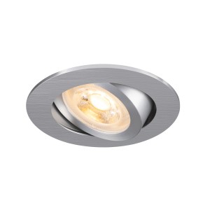 Encastrés plafond intérieurs 230V NEW TRIA® 68 encastré plafond intérieur rond orientable alu LED 10 W - SLV 1007370 