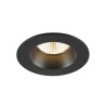 Accessoires NEW TRIA® 68 collerette pour encastré de plafond intérieur rond noir IP 65 - SLV 1007345 