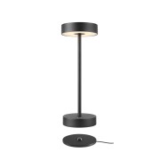 Lampes à poser VINOLINA Lampe à poser sans fil IP54 2700/3000 K TOUCH noir - SLV 1007362 