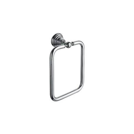 PORTE SERVIETTE MUSEO ANNEAU CARRE CHROME - CRISTINA ONDYNA CA21351
