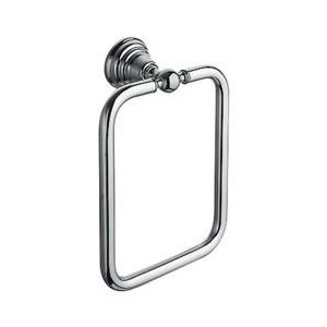PORTE SERVIETTE MUSEO ANNEAU CARRE CHROME - CRISTINA ONDYNA CA21351