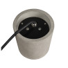 Luminaires mobiles CONCRETO luminaire mobile extérieur rond gris GU10 10 W max 240V IP 65 - SLV 1006408 
