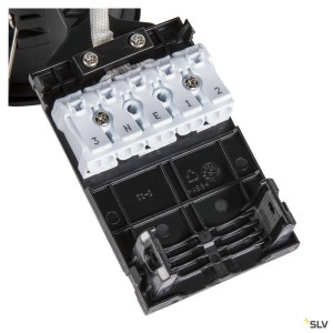 Encastrés plafond intérieurs 230V EASY-INSTALL QPAR51 encastré de plafond intérieur rond noir GU10/QPAR51 20W - SLV 1003344 