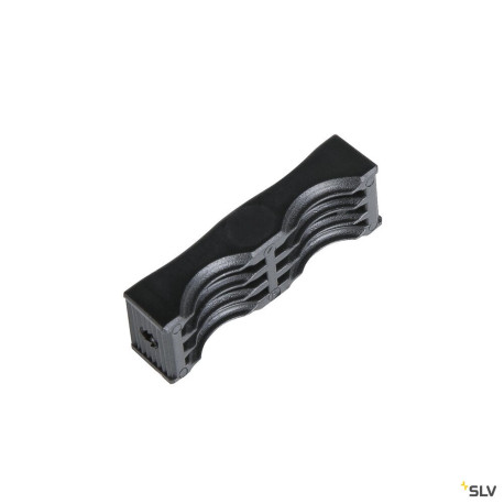 Encastrés plafond intérieurs 230V EASY-INSTALL QPAR51 encastré de plafond intérieur rond noir GU10/QPAR51 20W - SLV 1003344 